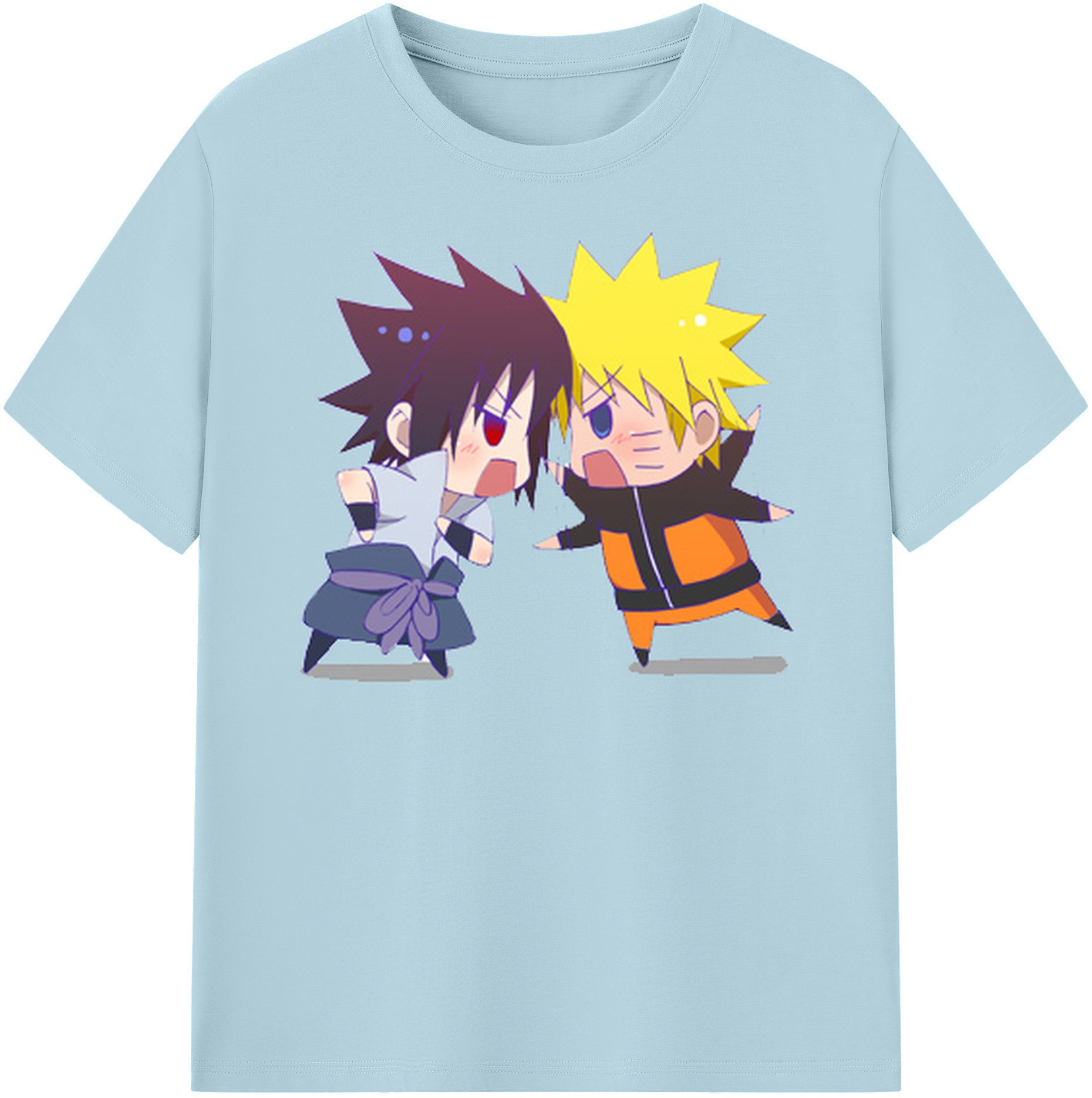 （画像用） NARUTO -ナルト- うずまき ナルト Uzumaki Naruto 綿100％半袖Tシャツ（フロントプリント）